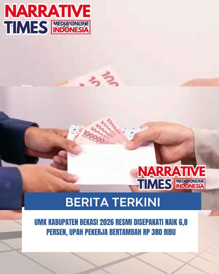 UMK Kabupaten Bekasi 2026 Resmi Disepakati Naik 6,8 Persen, Upah Pekerja Bertambah Rp 380 Ribu