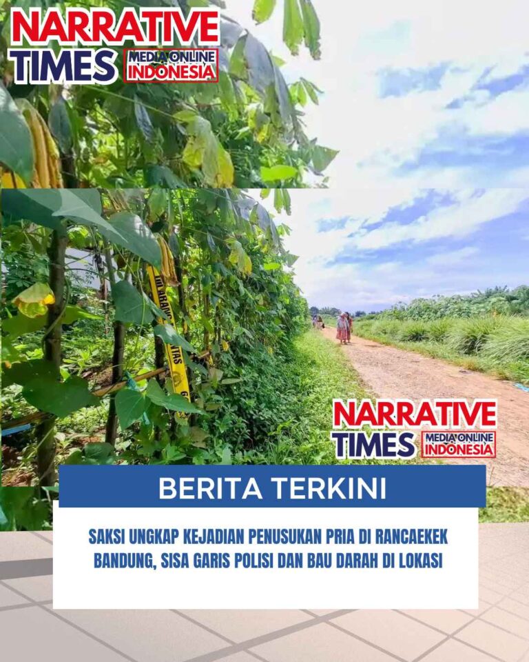 Saksi Ungkap Kejadian Penusukan Pria di Rancaekek Bandung, Sisa Garis Polisi dan Bau Darah di Lokasi