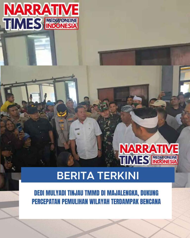 Dedi Mulyadi Tinjau TMMD di Majalengka, Dukung Percepatan Pemulihan Wilayah Terdampak Bencana