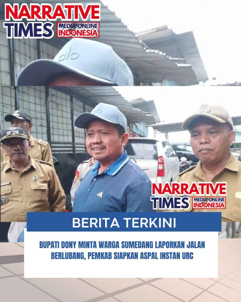 Bupati Dony Minta Warga Sumedang Laporkan Jalan Berlubang, Pemkab Siapkan Aspal Instan URC