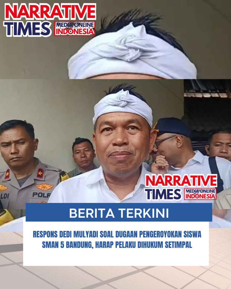 Respons Dedi Mulyadi soal Dugaan Pengeroyokan Siswa SMAN 5 Bandung, Harap Pelaku Dihukum Setimpal