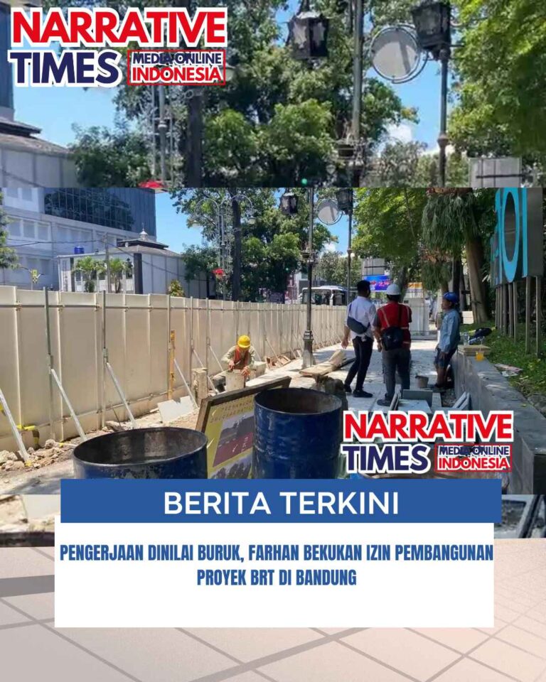 Pengerjaan Dinilai Buruk, Farhan Bekukan Izin Pembangunan Proyek BRT di Bandung