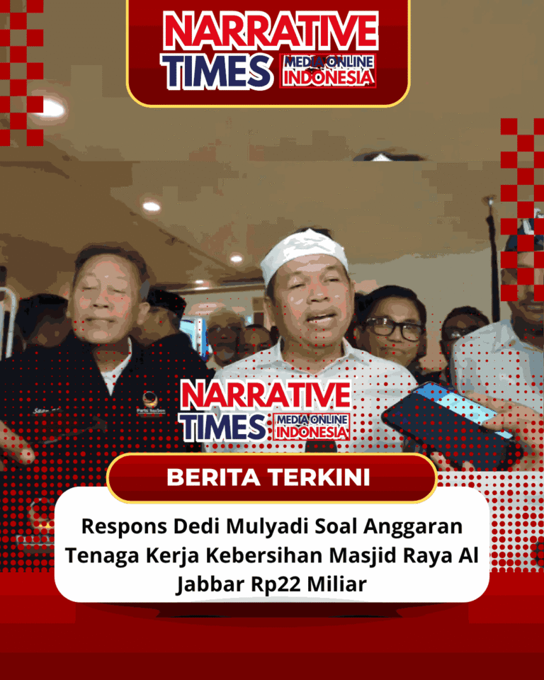 Respons Dedi Mulyadi Soal Anggaran Tenaga Kerja Kebersihan Masjid Raya Al Jabbar Rp22 Miliar