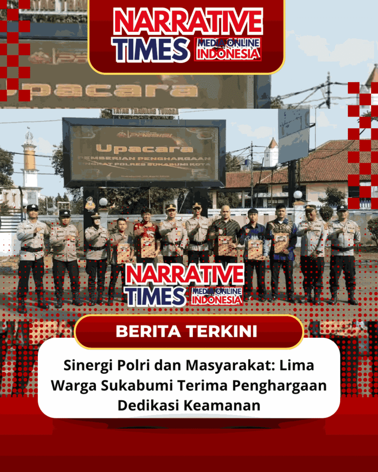 Sinergi Polri dan Masyarakat: Lima Warga Sukabumi Terima Penghargaan Dedikasi Keamanan