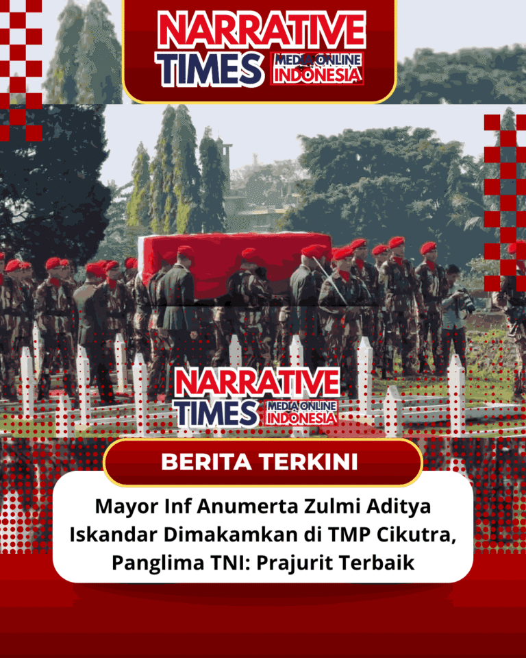 Mayor Inf Anumerta Zulmi Aditya Iskandar Dimakamkan di TMP Cikutra, Panglima TNI: Prajurit Terbaik