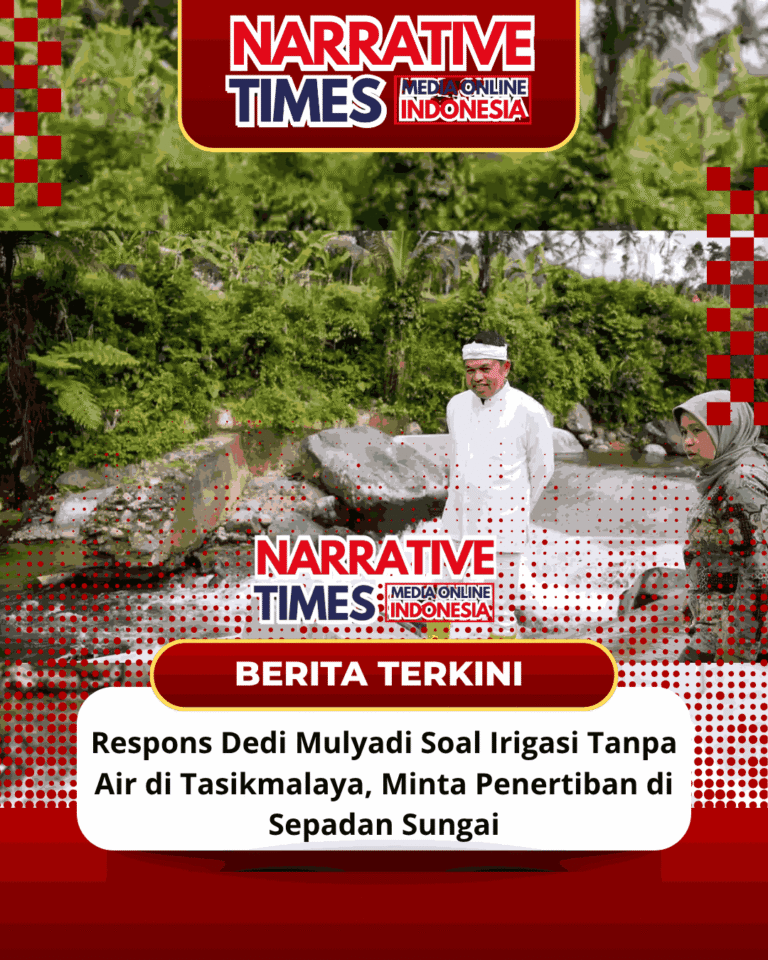 Respons Dedi Mulyadi Soal Irigasi Tanpa Air di Tasikmalaya, Minta Penertiban di Sepadan Sungai