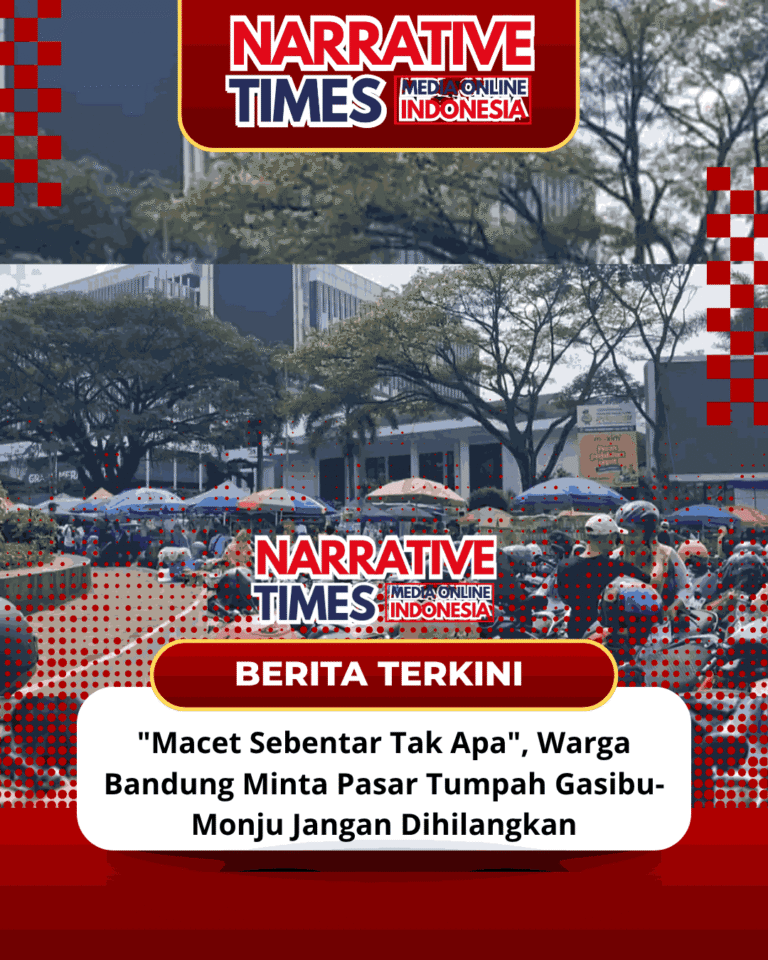 “Macet Sebentar Tak Apa”, Warga Bandung Minta Pasar Tumpah Gasibu-Monju Jangan Dihilangkan