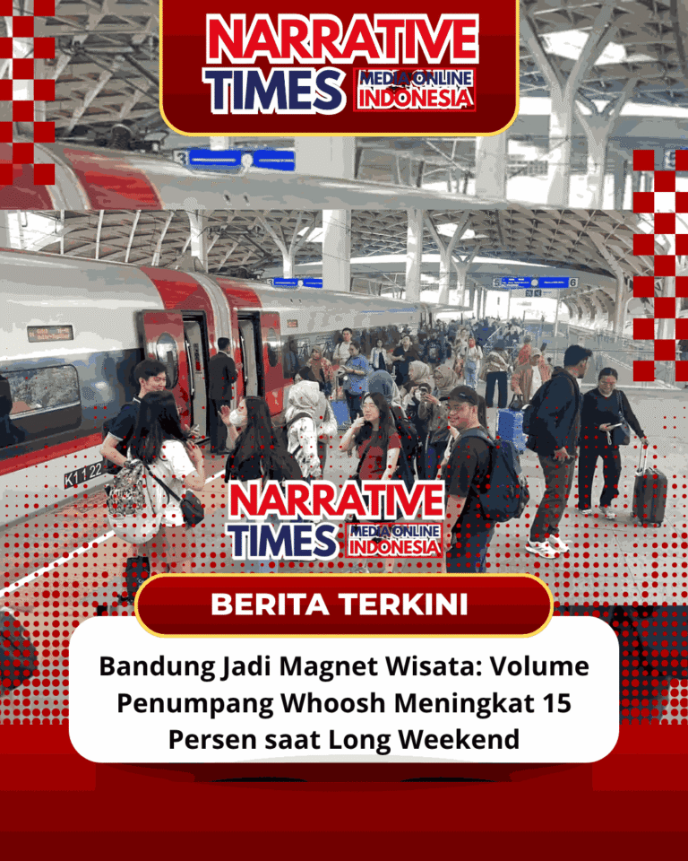 Bandung Jadi Magnet Wisata: Volume Penumpang Whoosh Meningkat 15 Persen saat Long Weekend