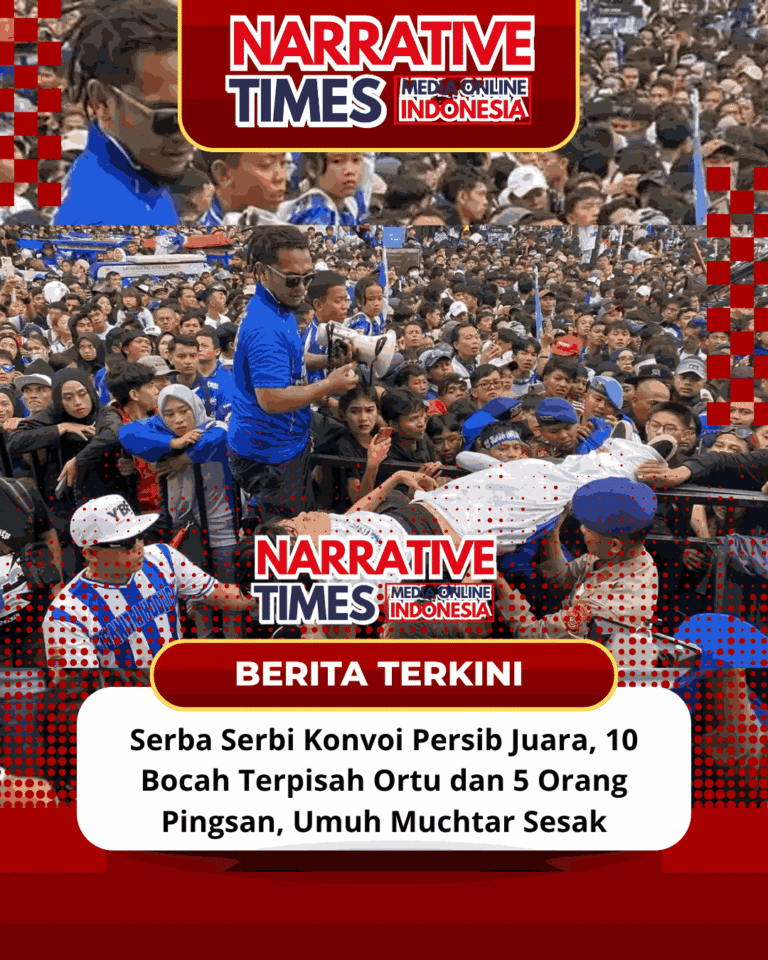 Serba Serbi Konvoi Persib Juara, 10 Bocah Terpisah Ortu dan 5 Orang Pingsan, Umuh Muchtar Sesak