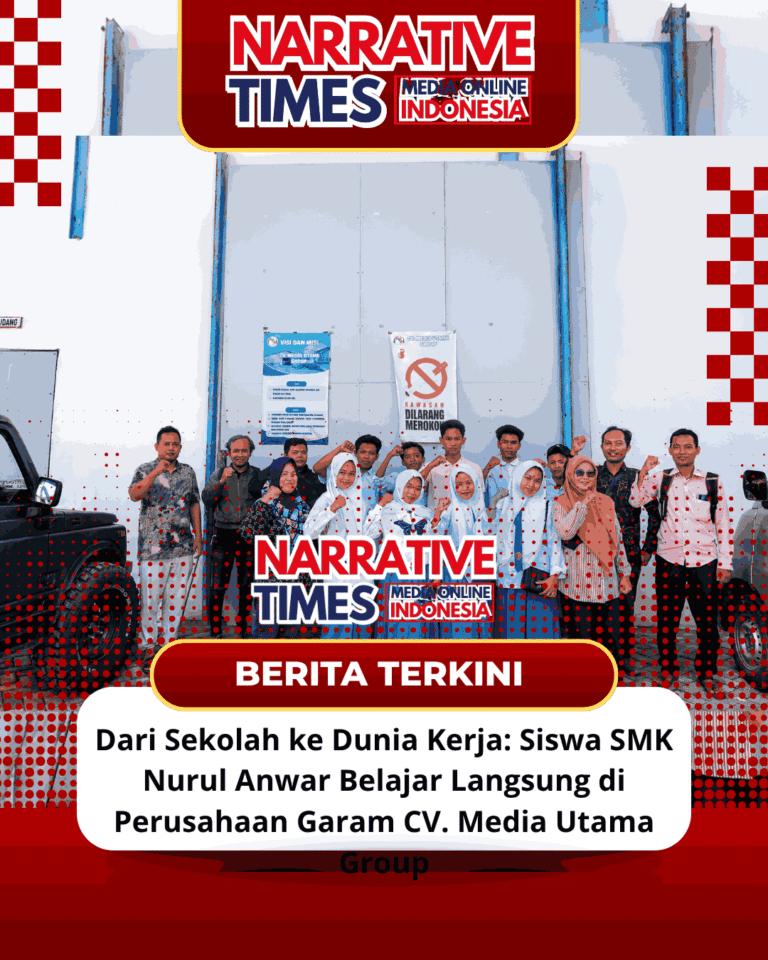 Dari Sekolah ke Dunia Kerja: Siswa SMK Nurul Anwar Belajar Langsung di Perusahaan Garam CV. Media Utama Group