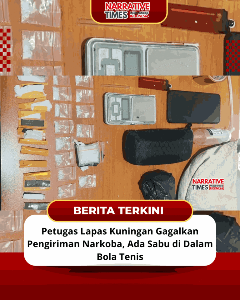 Petugas Lapas Kuningan Gagalkan Pengiriman Narkoba, Ada Sabu di Dalam Bola Tenis