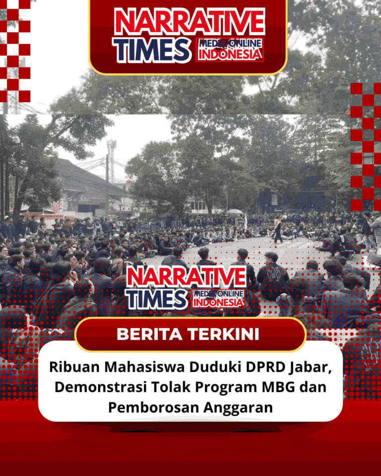 Ribuan Mahasiswa Duduki DPRD Jabar, Demonstrasi Tolak Program MBG dan Pemborosan Anggaran