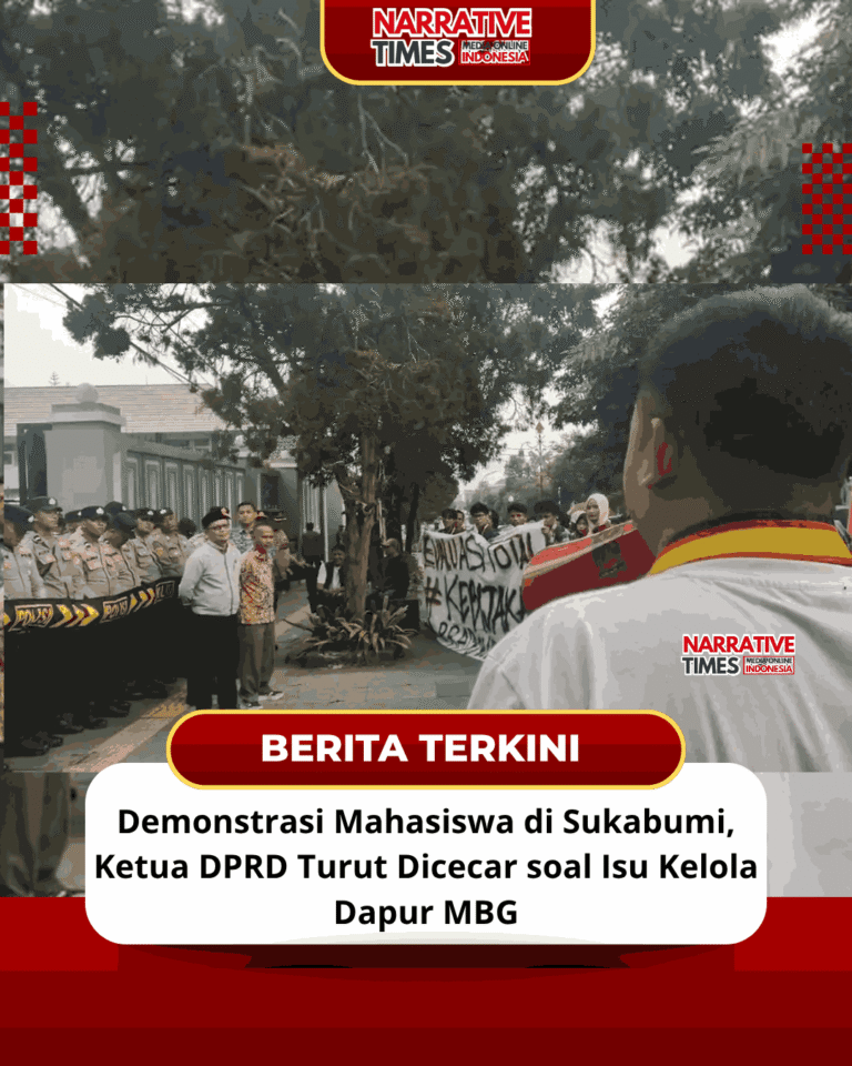 Demonstrasi Mahasiswa di Sukabumi, Ketua DPRD Turut Dicecar soal Isu Kelola Dapur MBG