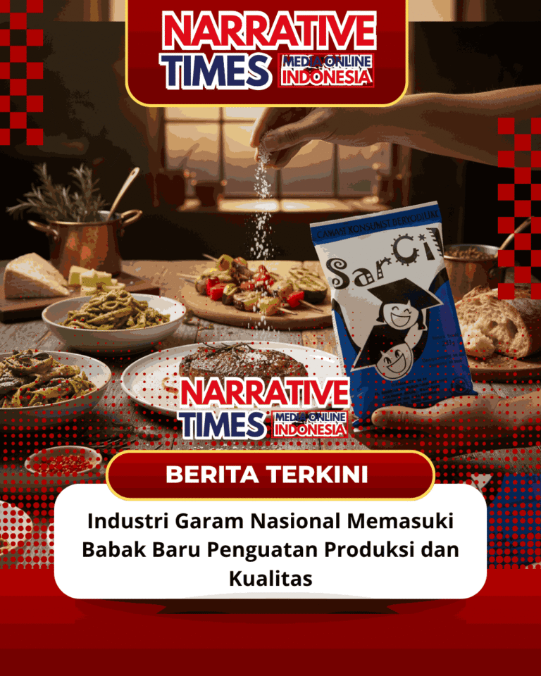 Industri Garam Nasional Memasuki Babak Baru Penguatan Produksi dan Kualitas