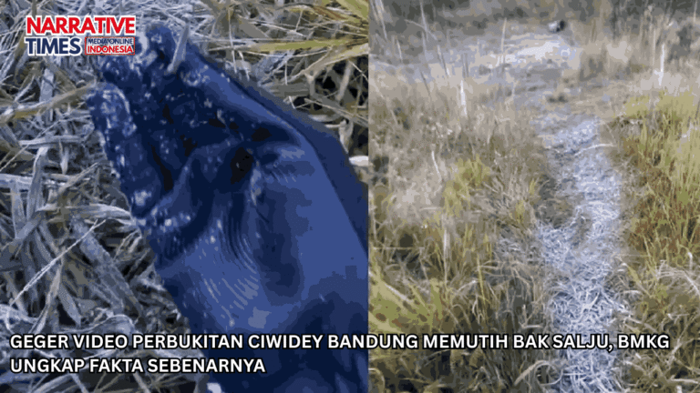 Geger Video Perbukitan Ciwidey Bandung Memutih Bak Salju, BMKG Ungkap Fakta Sebenarnya