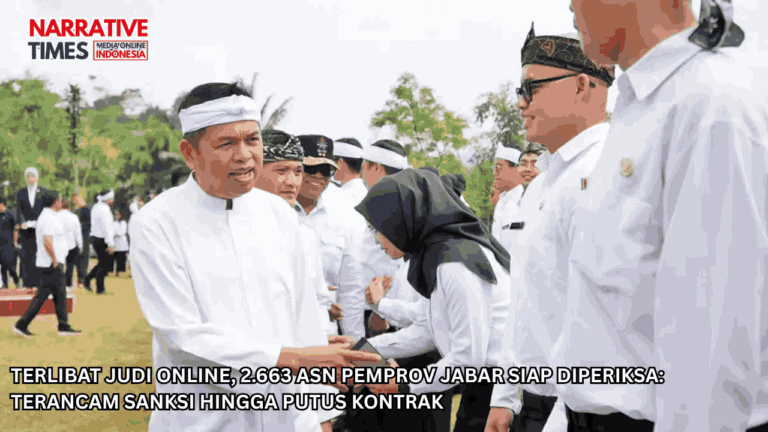 Terlibat Judi Online, 2.663 ASN Pemprov Jabar Siap Diperiksa: Terancam Sanksi Hingga Putus Kontrak