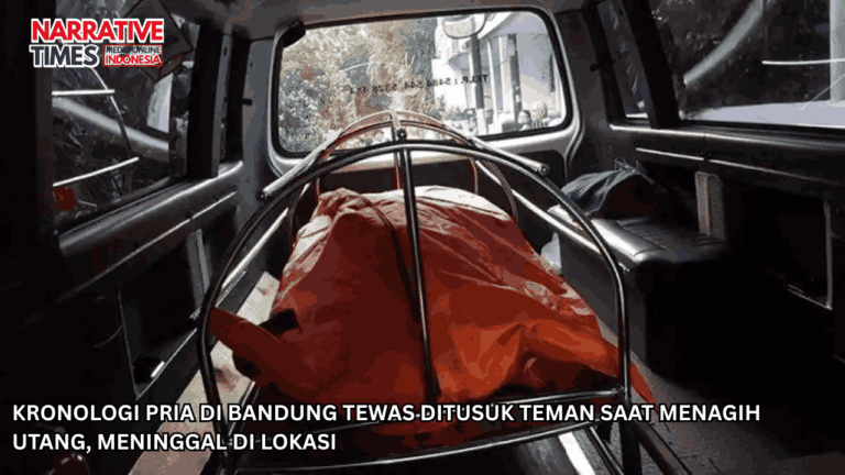 Kronologi Pria di Bandung Tewas Ditusuk Teman saat Menagih Utang, Meninggal di Lokasi