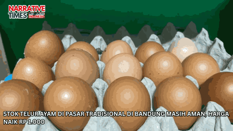 Stok Telur Ayam di Pasar Tradisional di Bandung Masih Aman, Harga Naik Rp 1.000