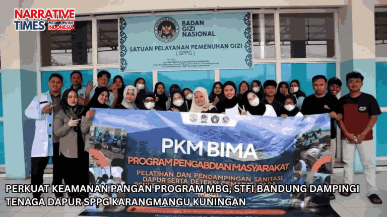 Perkuat Keamanan Pangan Program MBG, STFI Bandung Dampingi Tenaga Dapur SPPG Karangmangu Kuningan