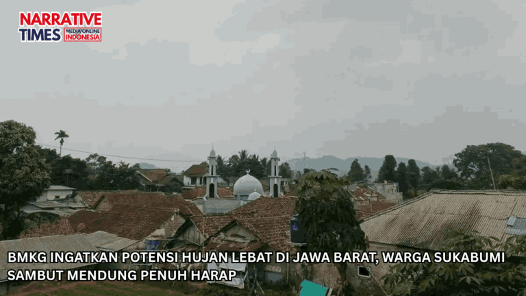 BMKG Ingatkan Potensi Hujan Lebat di Jawa Barat, Warga Sukabumi Sambut Mendung Penuh Harap