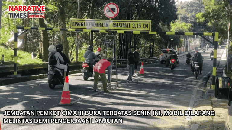 Jembatan Pemkot Cimahi Buka Terbatas Senin Ini, Mobil Dilarang Melintas Demi Pengerjaan Lanjutan